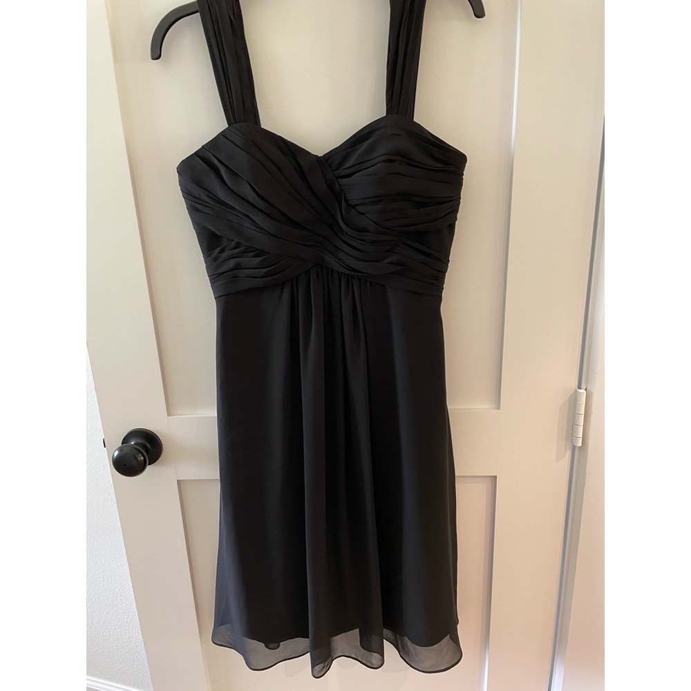 Black bridesmaid dress